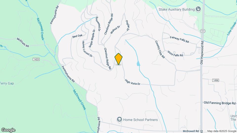 1020 High Vista Dr Map and Location Details