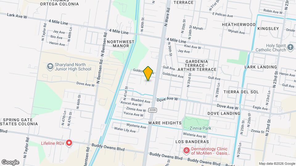 5716 N 38th St Map and Location Details