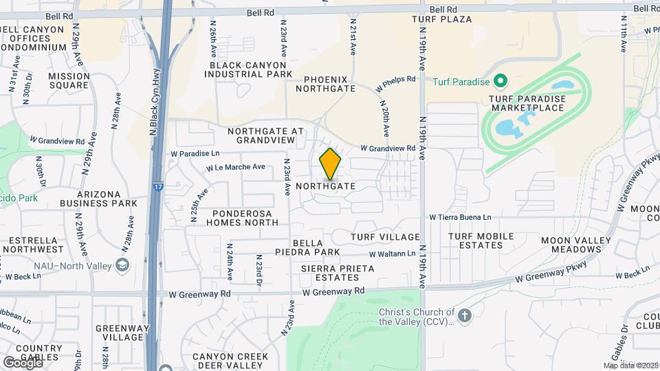 2139 W Monte Cristo Ave Map and Location Details