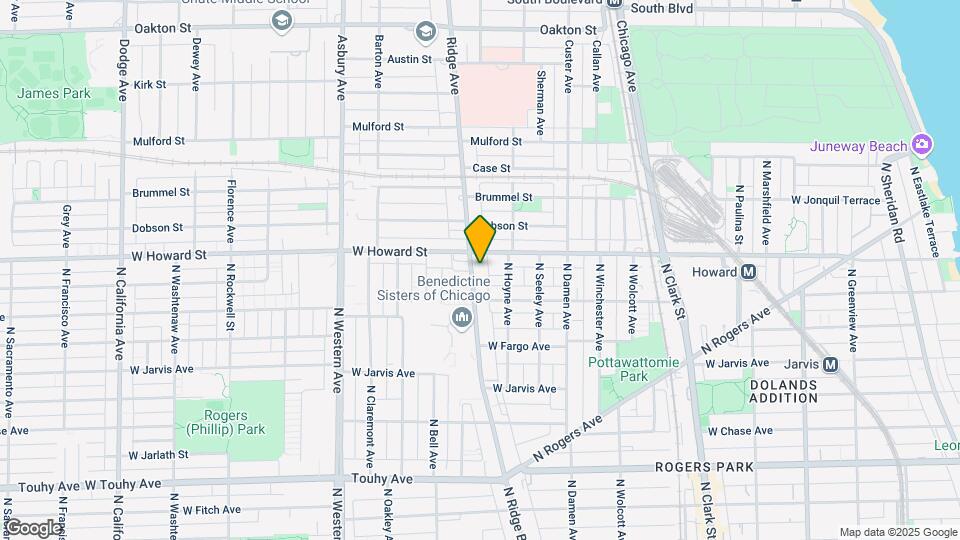 7539 N Ridge Blvd Map and Location Details