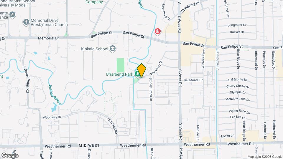 7937 Woodway Dr Map and Location Details