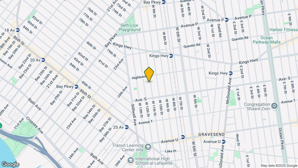 1832 W 11th St Map and Location Details