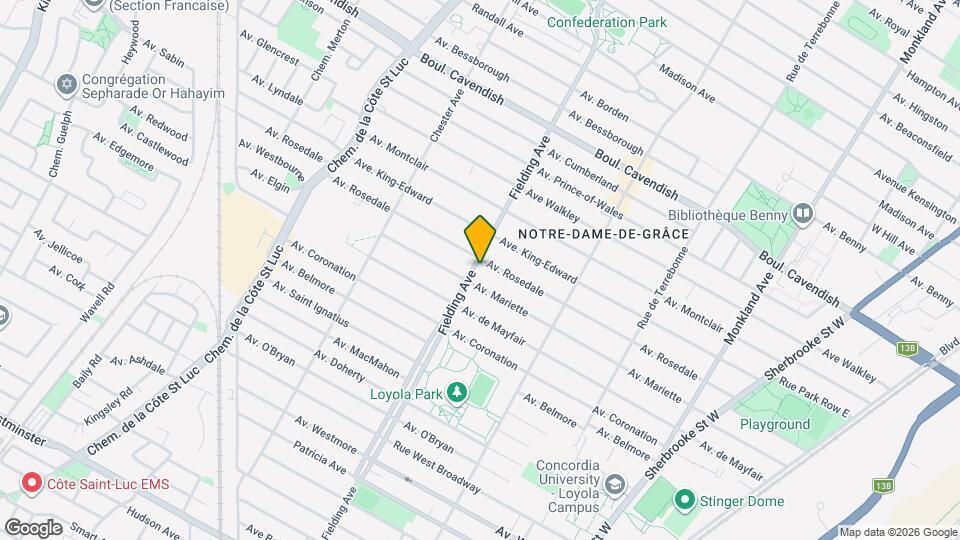 6860-6870 Fielding Av Map and Location Details