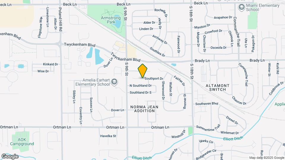 1021 Southport Dr Map and Location Details