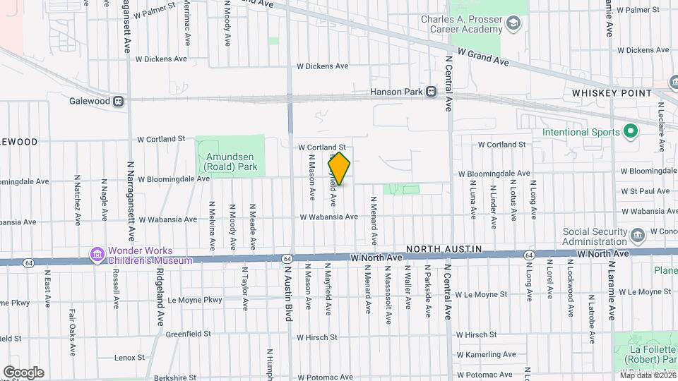 1741 N Mayfield Ave Map and Location Details