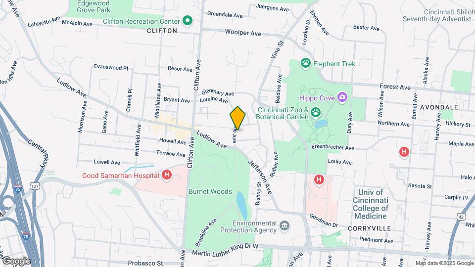 3424 Brookline Dr Map and Location Details