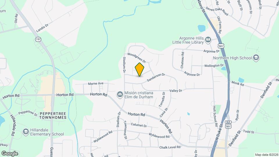 817 Northwood Hills Ave Map and Location Details