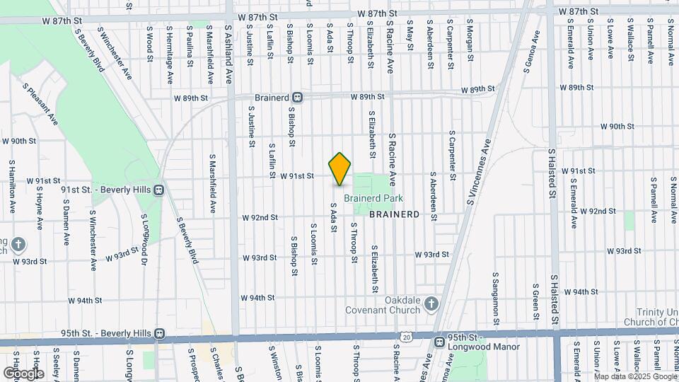 9123 S Ada St Map and Location Details