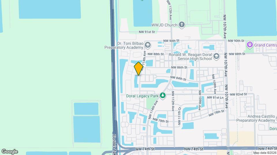 8402 NW 114th Path Map and Location Details