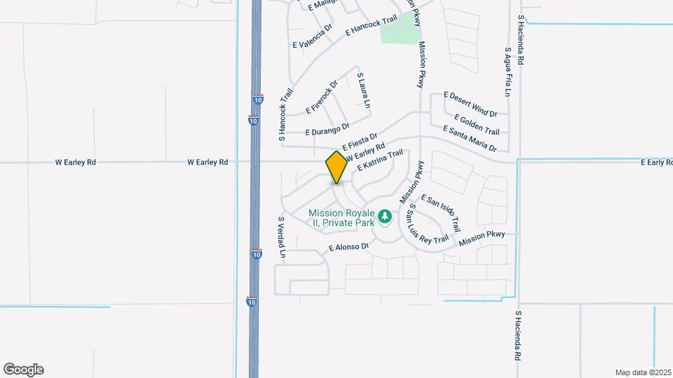 236 S San Jose Ln Map and Location Details