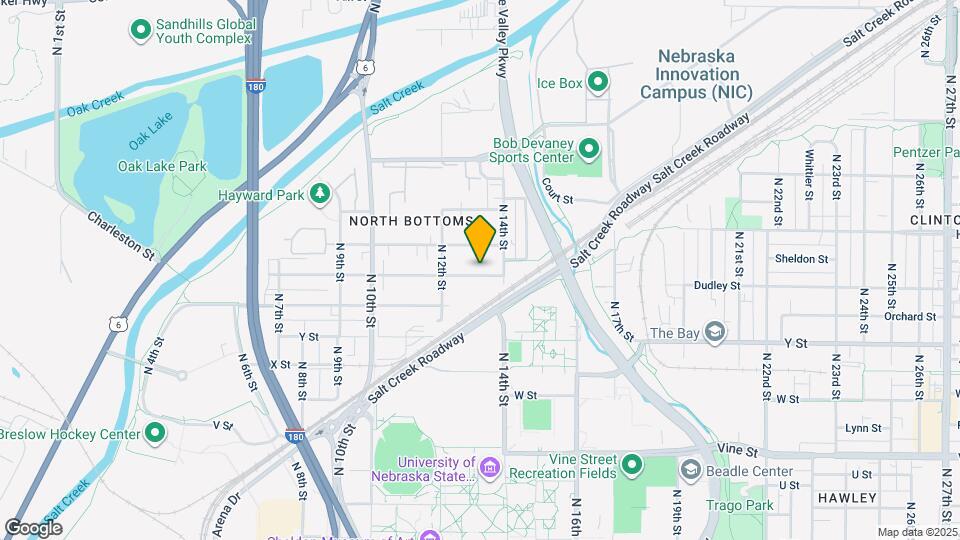 1318 New Hampshire St Map and Location Details