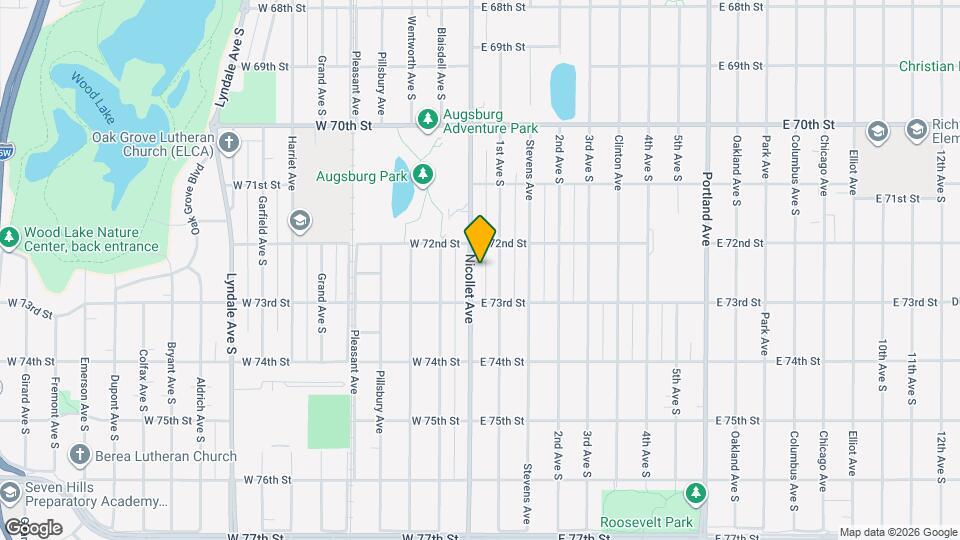 7221 Nicollet Ave Mapa y Detalles de la Ubicación