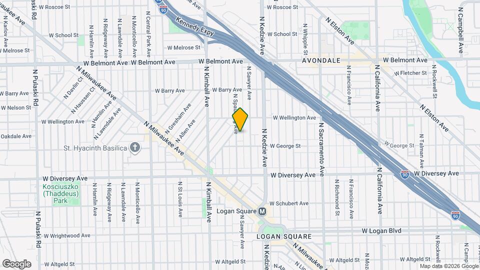 2923 N Spaulding Ave, Unit 5 Map and Location Details
