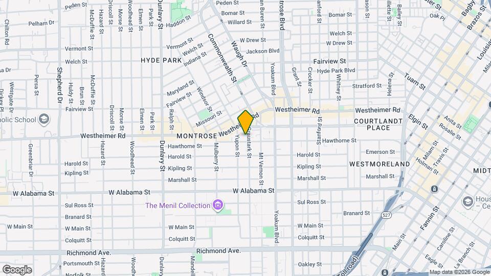 1306 Hawthorne St Map and Location Details