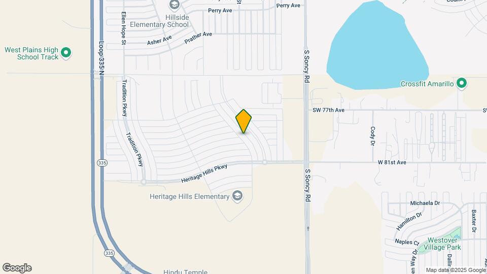7813 Crestline Dr Map and Location Details