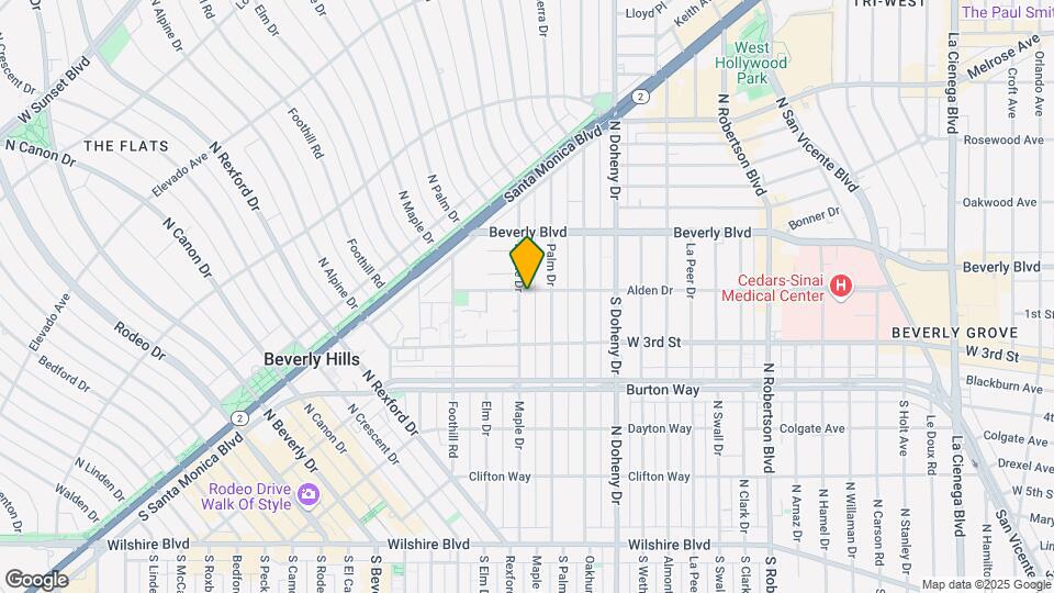 9228 Alden Dr Map and Location Details