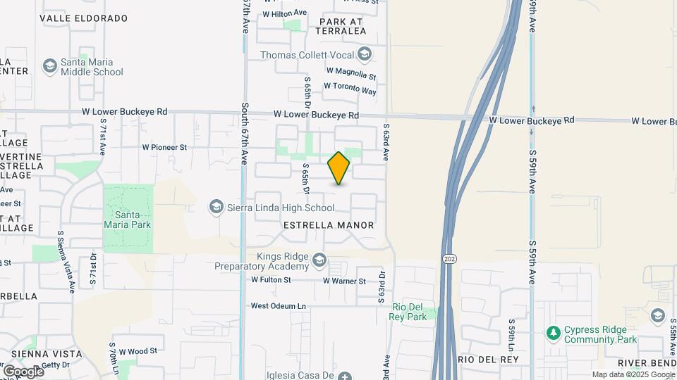6418 W Miami St Map and Location Details