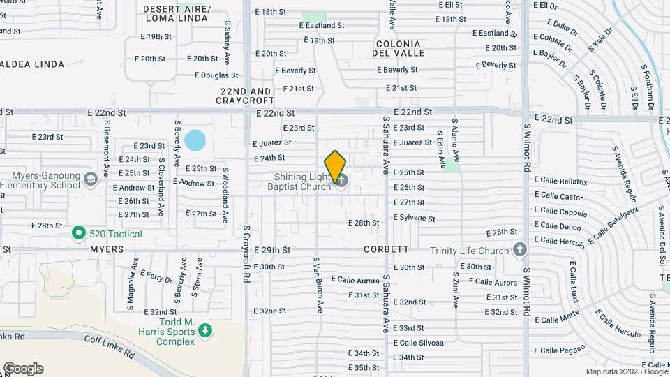 5731-5741 E 26th St Mapa y Detalles de la Ubicación