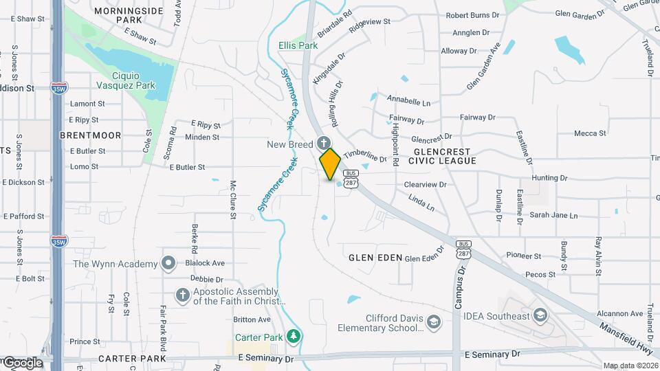 3808 Timberline Dr Map and Location Details