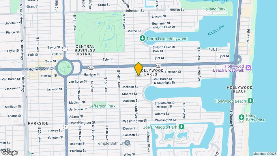 1245 Van Buren St Map and Location Details