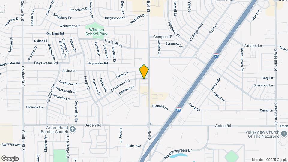 6007 Estacado Ln Map and Location Details