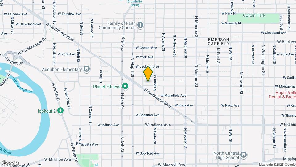 1424 W Montgomery Ave Map and Location Details