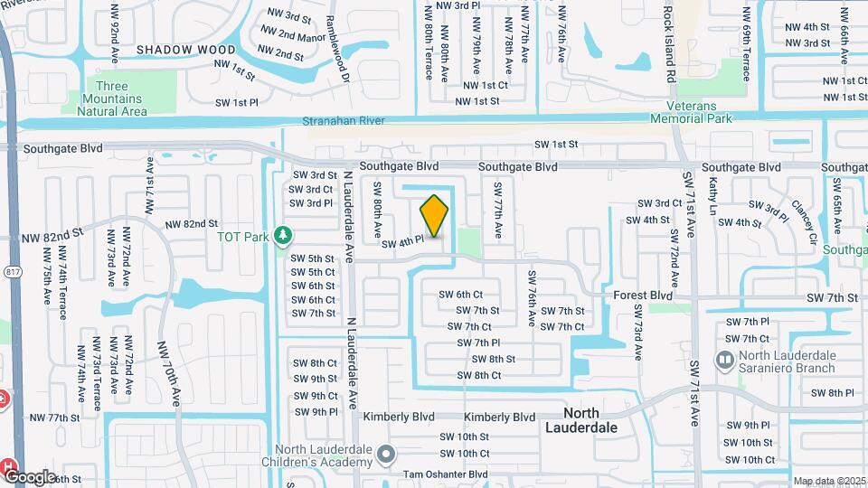 7872 SW 4th Pl Map and Location Details