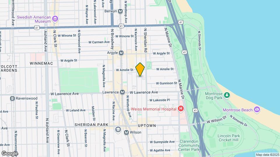 4853 N Kenmore Ave Map and Location Details