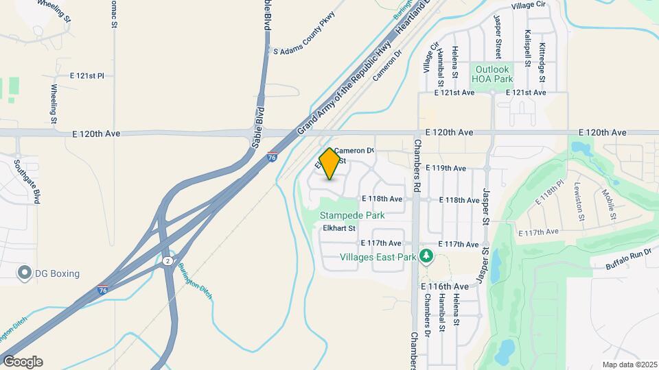 14837 E 118th Ave Map and Location Details
