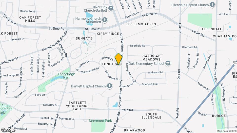 6808 Forrest Cir Map and Location Details