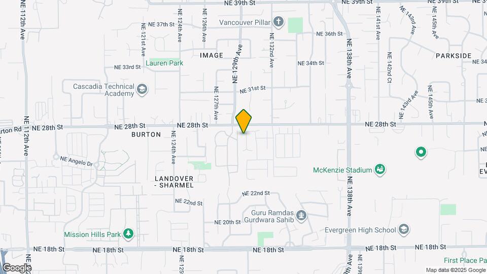 2706 NE 130th Ct Map and Location Details