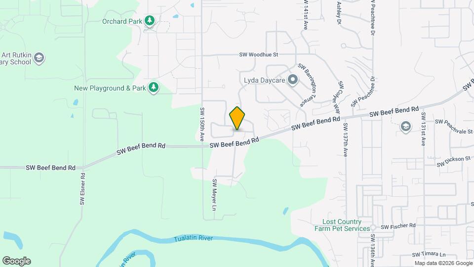 14660 SW Mulberry Dr Map and Location Details