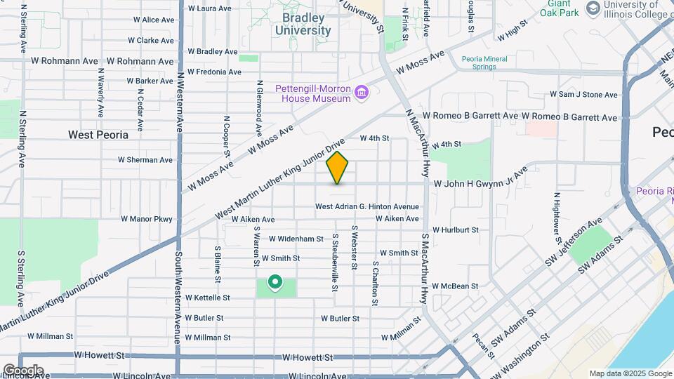1220 W John H Gwynn Jr Ave Mapa y Detalles de la Ubicación
