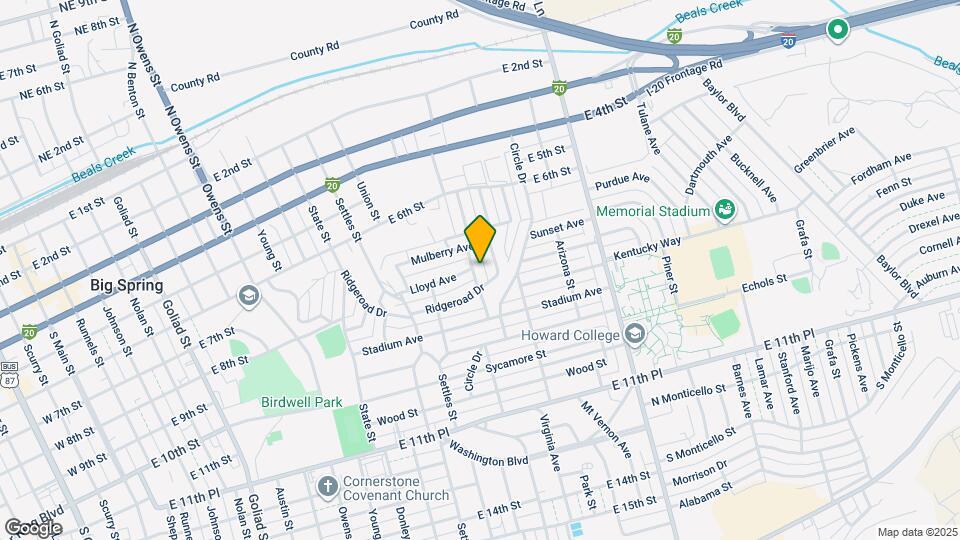 611 McEwen St Map and Location Details