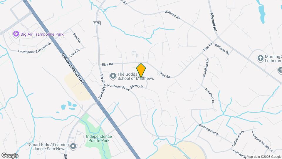 1901 Tanfield Dr Mapa y Detalles de la Ubicación