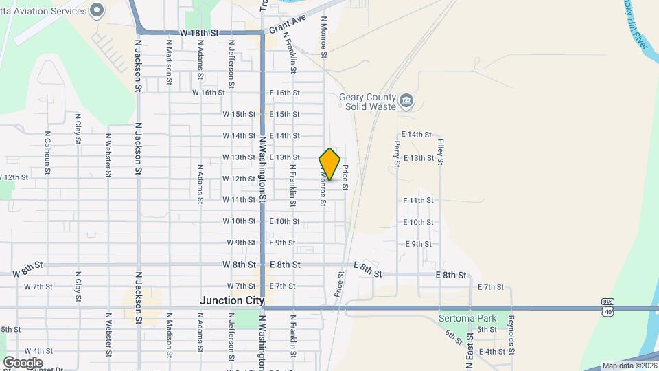 309 E 12th St Map and Location Details