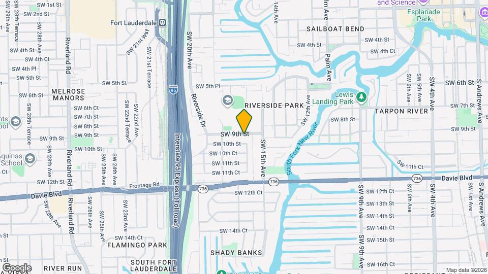 1600 SW 9th St Map and Location Details