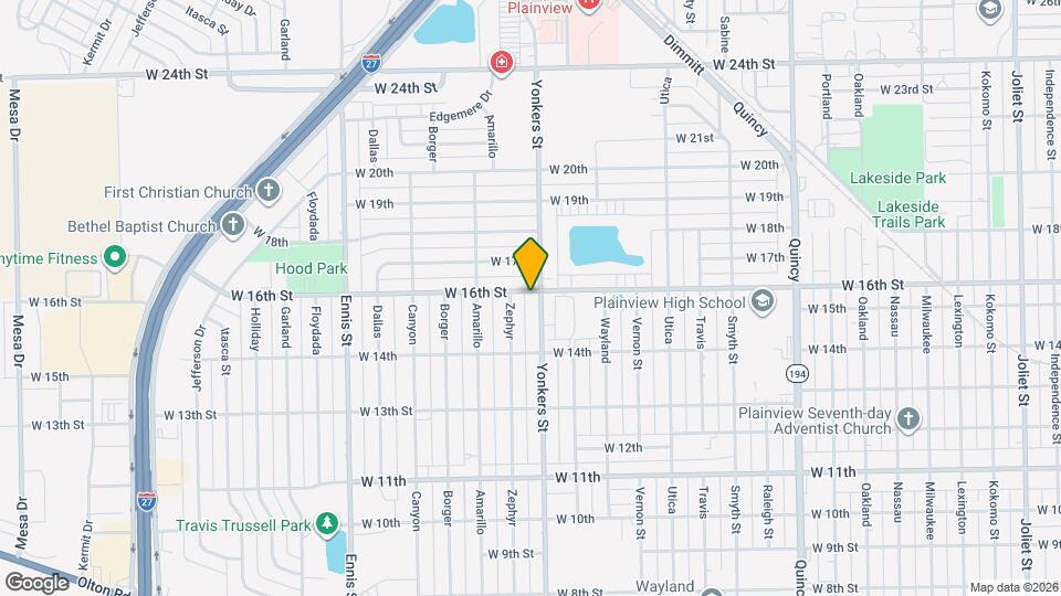 2601 W 16th St Map and Location Details