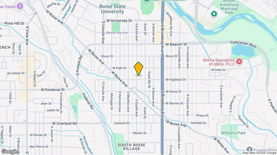 1434 S Euclid Ave Map and Location Details