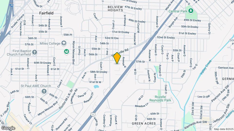 5710 Monte Sano Dr Map and Location Details