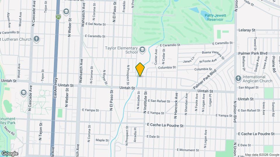 831 E San Miguel St Map and Location Details