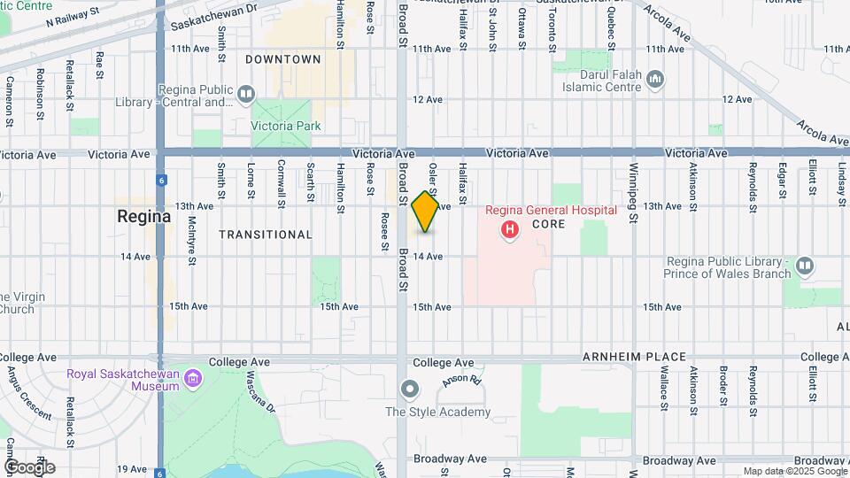 2150 Osler St Map and Location Details