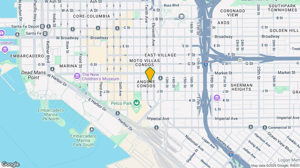 1025 Island, Unit 312 Map and Location Details