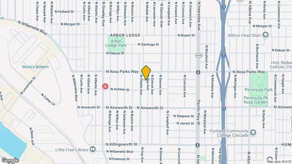 6353 N Gay Ave Map and Location Details
