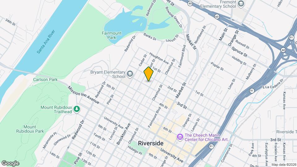 3275 Brockton Ave Mapa y Detalles de la Ubicación