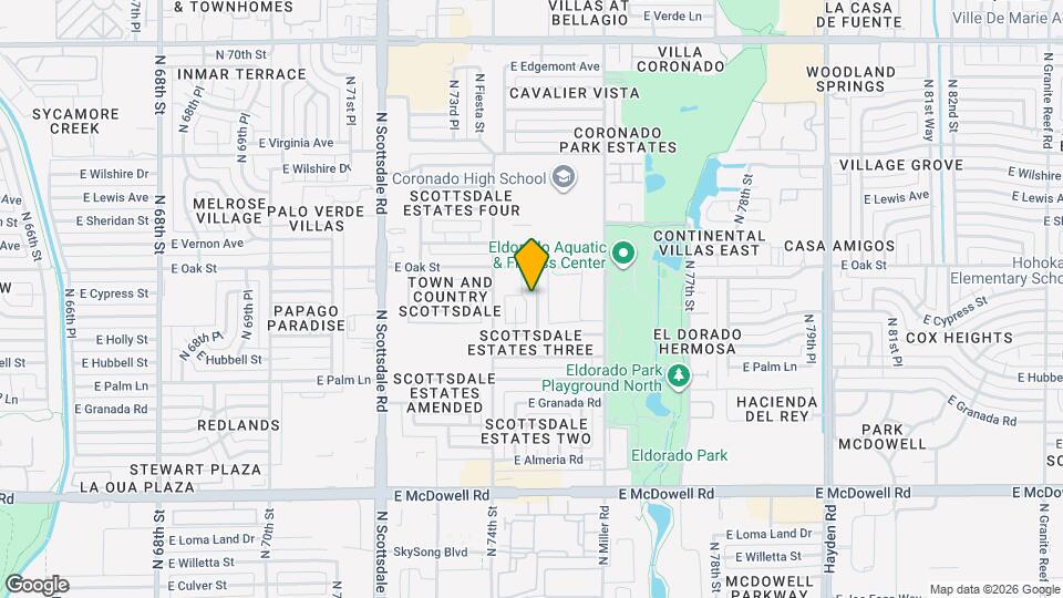 2234 N 74th Way Map and Location Details