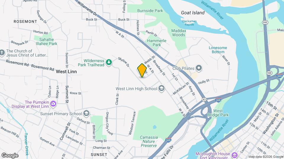 5755 Skyline Dr Map and Location Details