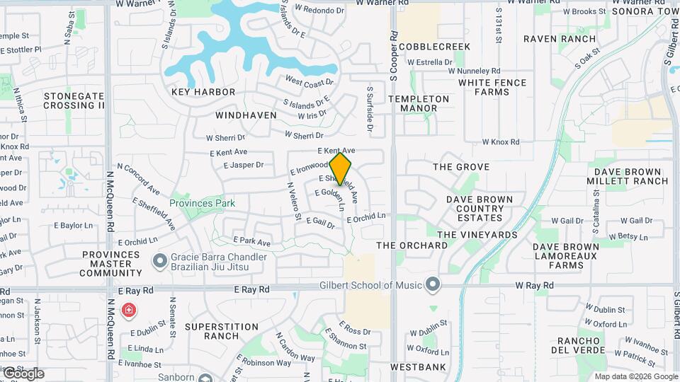 1668 E Golden Ln Mapa y Detalles de la Ubicación