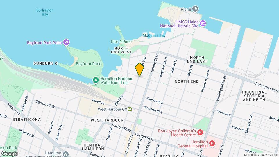 398 MacNab St N Map and Location Details