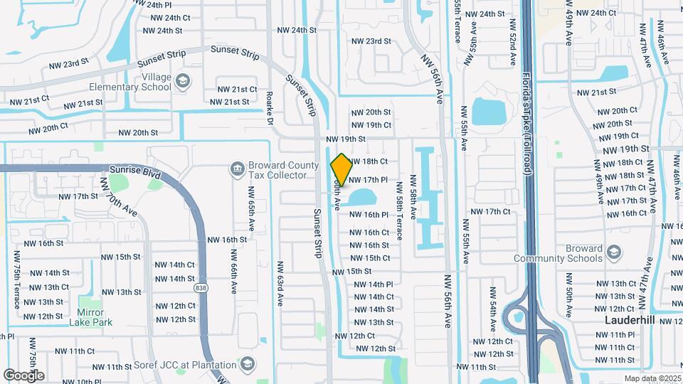 1740 NW 60th Ave Map and Location Details